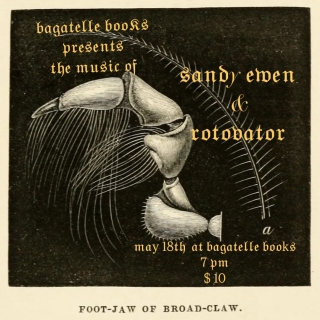 An evening of music with Sandy Ewen joined by Rotovator