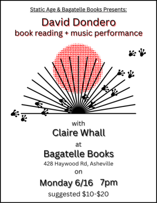 An evening of music with David Dondero and Claire Whall