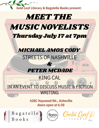 A Book Event with Michael Amos Cody & Peter McDade on July 17th at 7pm